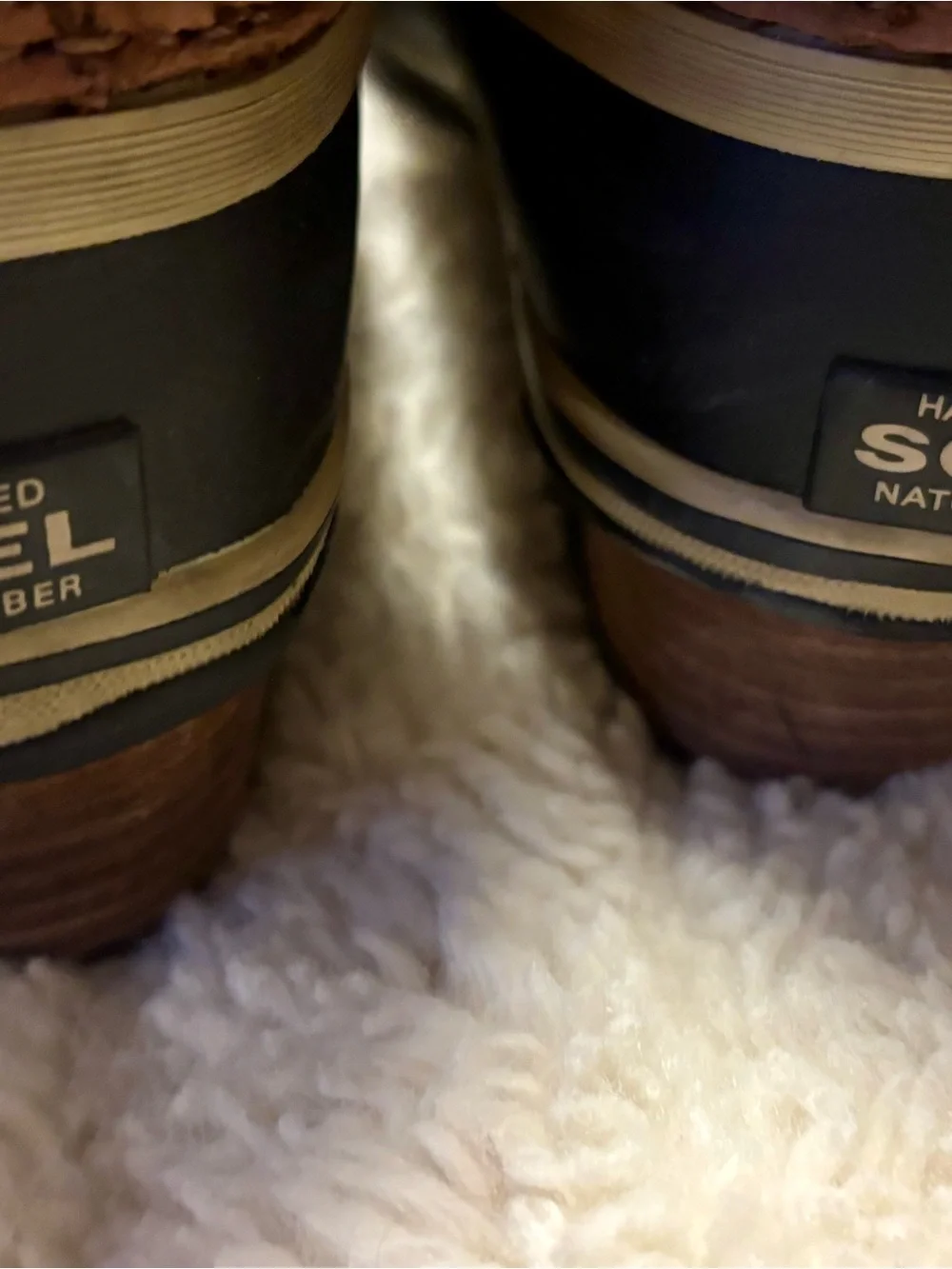 Sorel Brown and Black Slimpack II Lace-Up Women's Winter Boots